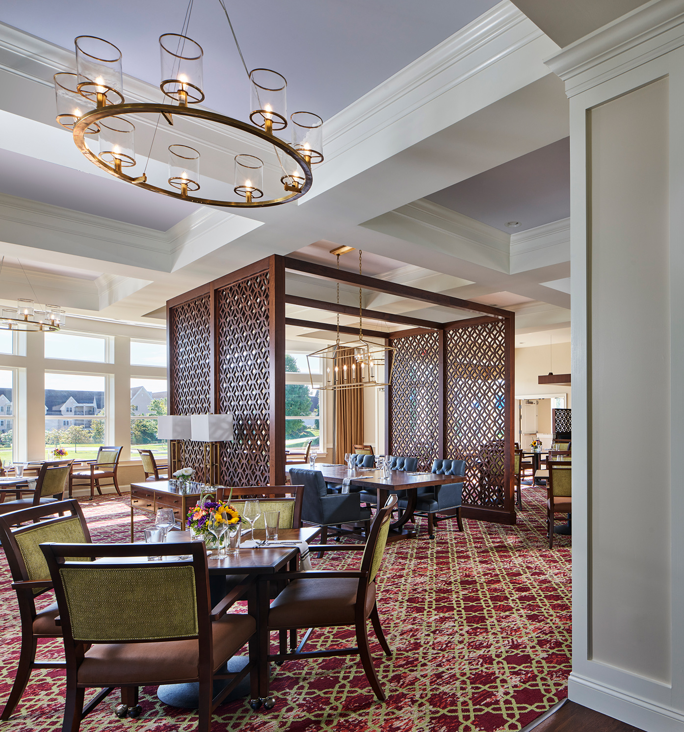 The dining room at The Ridge